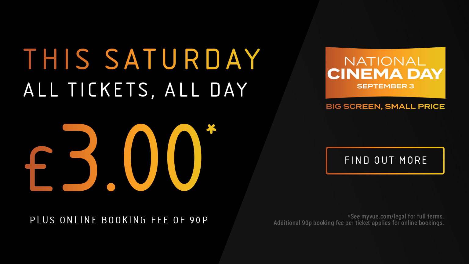 Happy National Cinema Day!  Movie tickets, Cinema, Movies